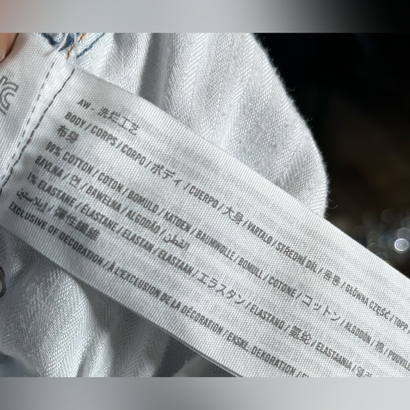 Abercrombie & Fitch Curve Love Mid Rise Straight Jeans - Light Wash Denim SZ 29 - Picture 8 of 15